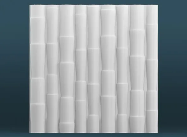 Бамбук 3д панель